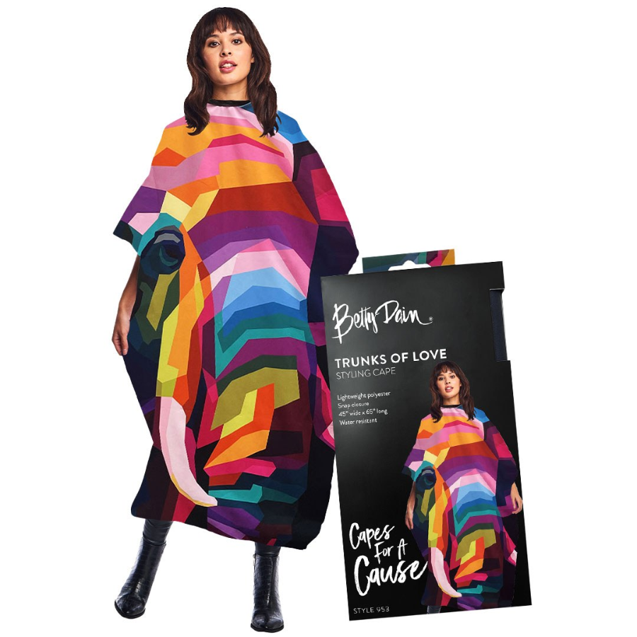 Betty Dain Trunks of Love Styling Cape | Style 953