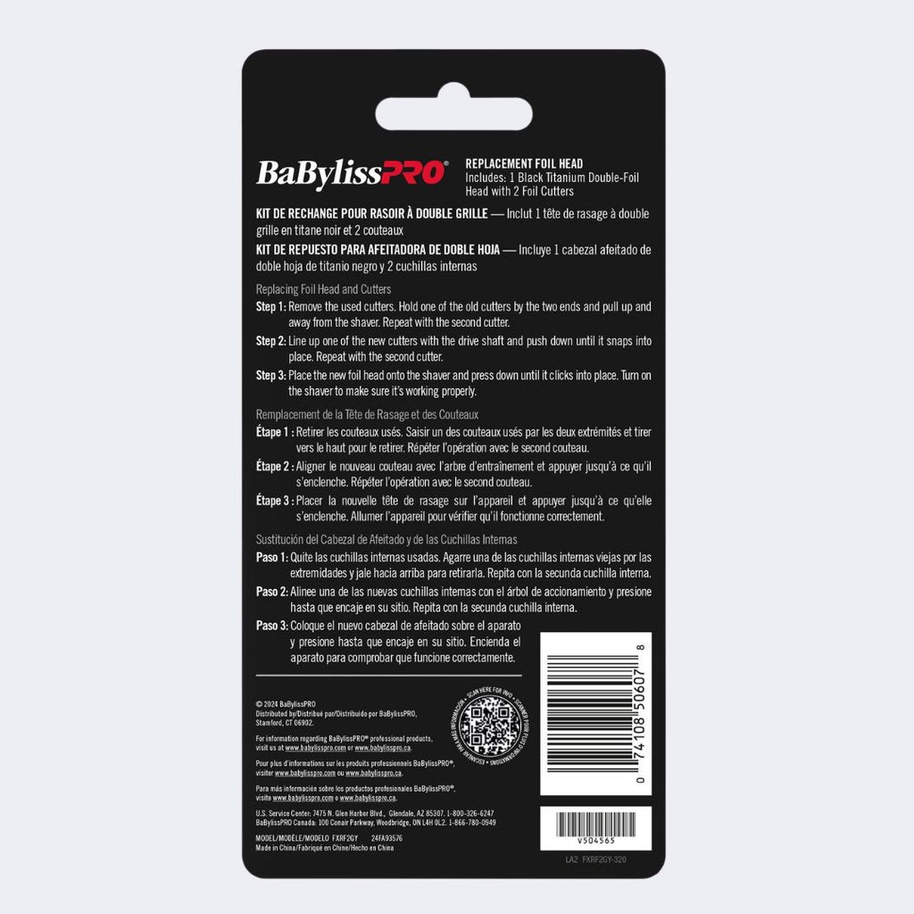 BABYLISSPRO DOUBLE REPLACEMENT FOIL WITH CUTTERS | FXRF2GY