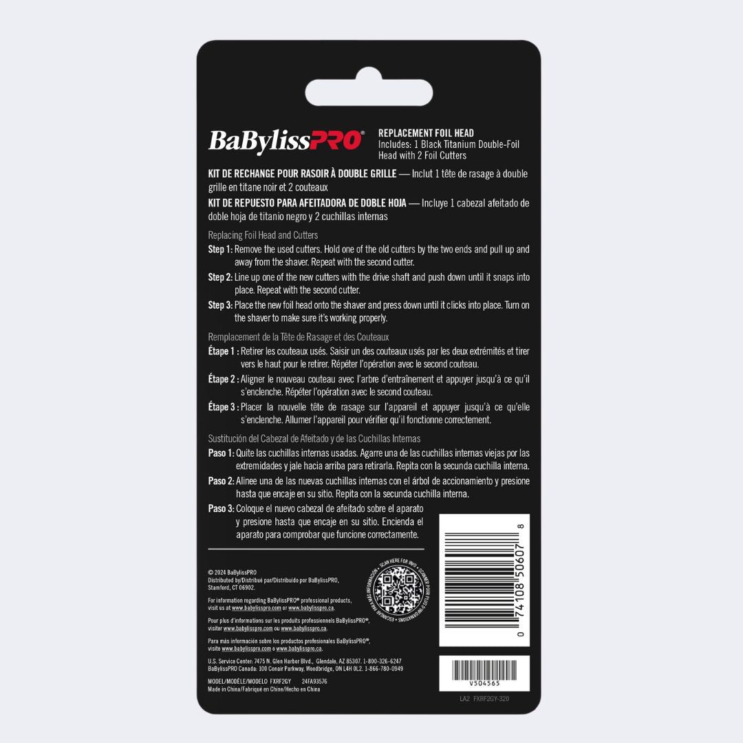 BABYLISSPRO DOUBLE REPLACEMENT FOIL WITH CUTTERS | FXRF2GY