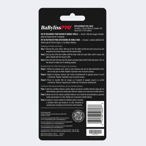 BABYLISSPRO DOUBLE REPLACEMENT FOIL WITH CUTTERS | FXRF2GY