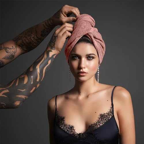 Fromm ColorSafe 100% Cotton Bleach Proof Salon Hair Towels for Hairstylists, Barbers, Spa, Gym in Terracotta, 16" by 29", 6 Count Absorbent Stain Resi