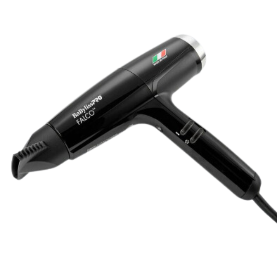 BaBylissPRO Nano Titanium Professional Italian High-Speed Falco Dryer | Black | BNT8550B