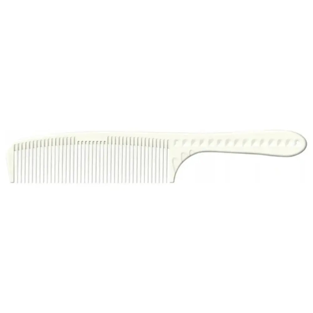 JRL J201 Barbering comb 7.6" Hair clipper comb White