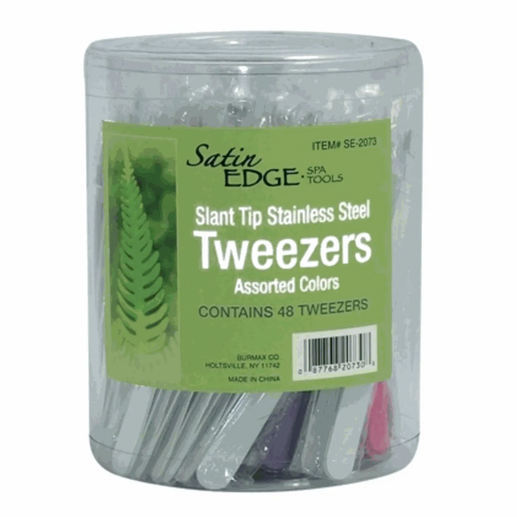 Satin Edge Slant Tip Tweezer| SE-2073