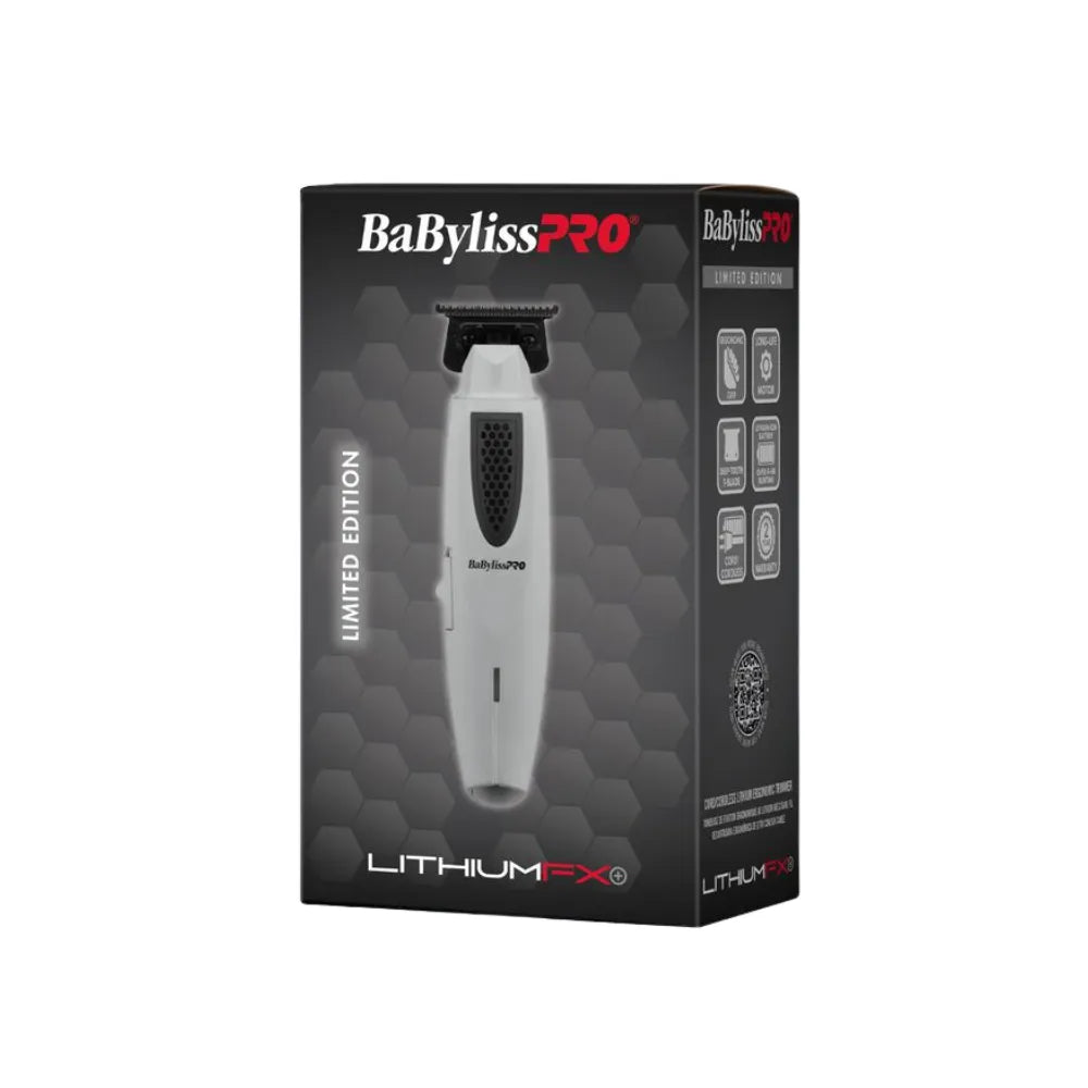 BABYLISSPRO LITHIUMFX+ LIMITED EDITION GREY CORD/CORDLESS LITHIUM ERGONOMIC TRIMMER | FX773NGY
