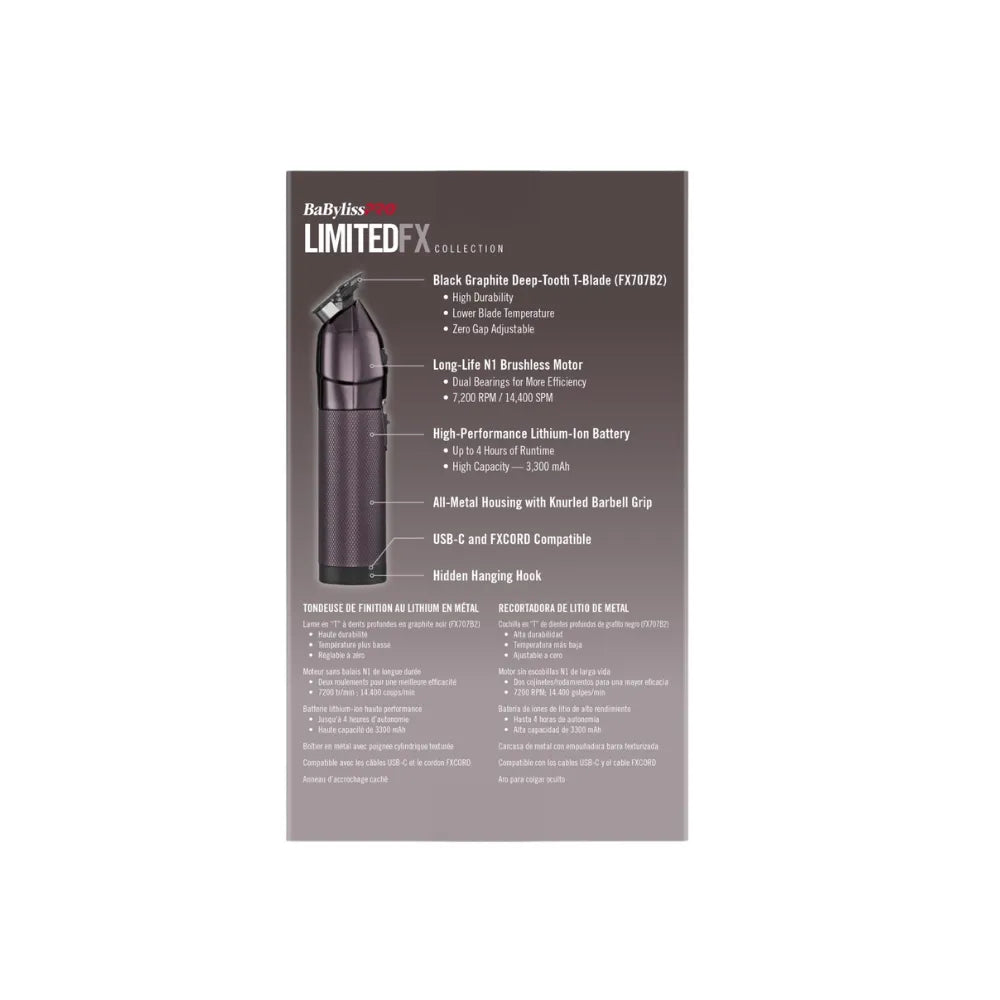 BabylissPRO LimitedFX Trimmer Nightfall