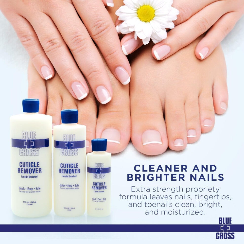 Blue Cross Cuticle Remover Liquid Lanolin Enriched
