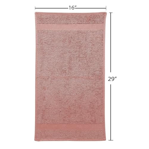Fromm ColorSafe 100% Cotton Bleach Proof Salon Hair Towels for Hairstylists, Barbers, Spa, Gym in Terracotta, 16" by 29", 6 Count Absorbent Stain Resi