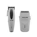 BabylissPRO LithiumFX+ Limited Edition Grey Lithium Clipper & FREE LithiumFX+ Double Foil Shaver | FX673NSGY, FXFS573GY