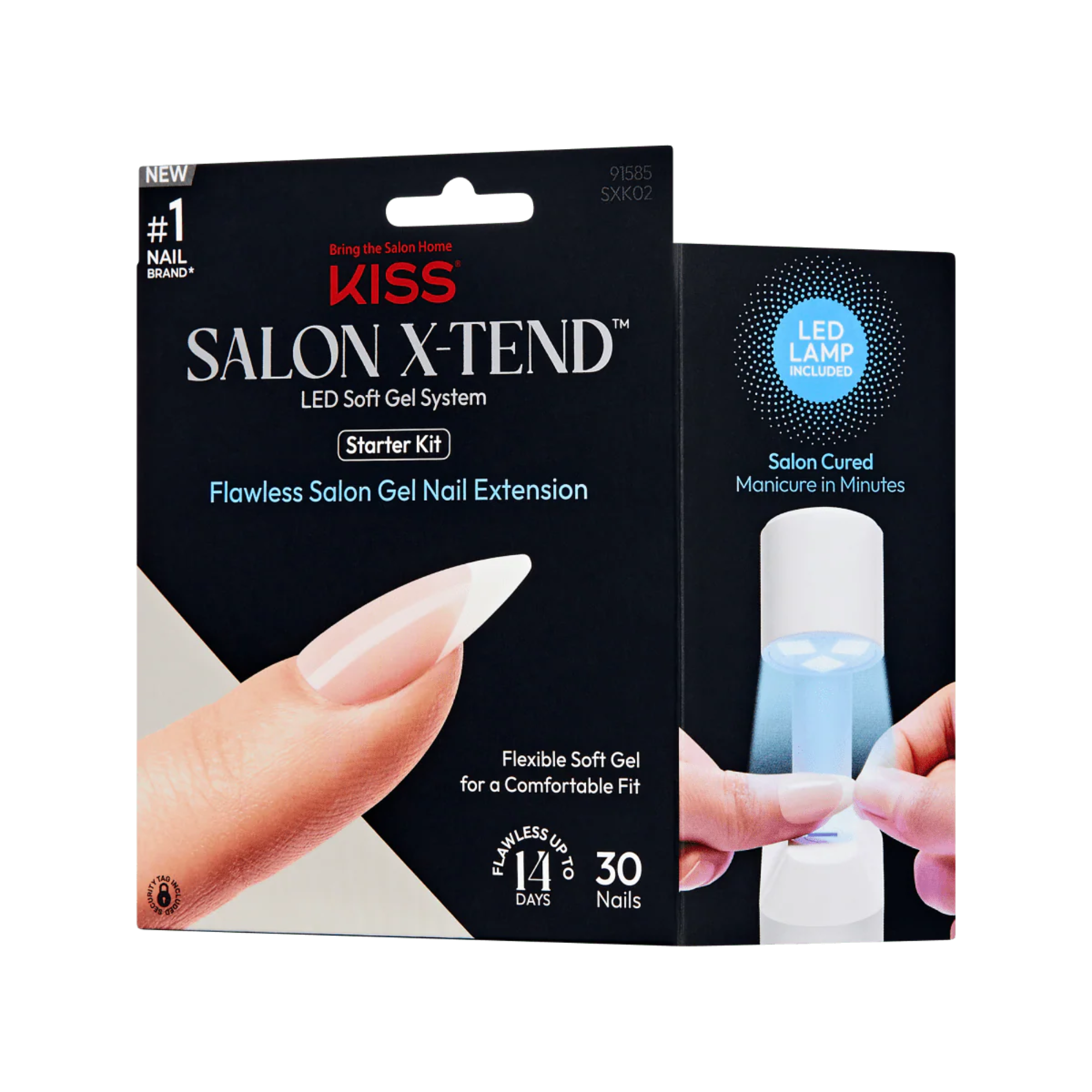 KISS SALON X-TEND LED SOFT GEL SYSTEM | STARTER KIT | SXK02