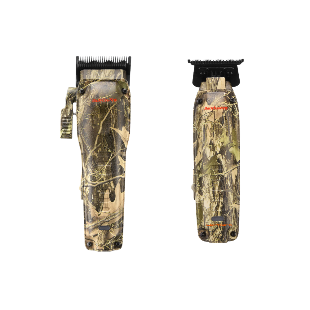 BaBylissPRO LO-PROFX Compact Clipper & Trimmer Limited Camo Edition Combo | FX82CAM + FX72CAM