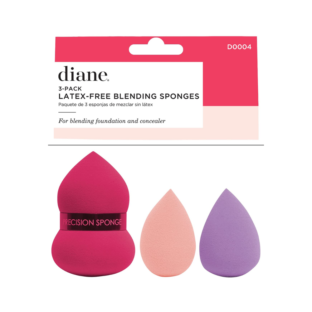 DIANE LATEX-FREE MAKEUP COSMETIC BLENDING SPONGES – 3 PACK | D0004