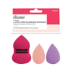 DIANE LATEX-FREE MAKEUP COSMETIC BLENDING SPONGES – 3 PACK | D0004
