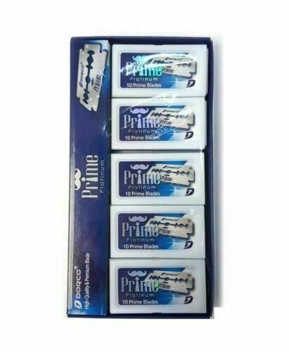 DORCO PRIME PLATINUM DOUBLE EDGE BLADES | 1,000 BLADES