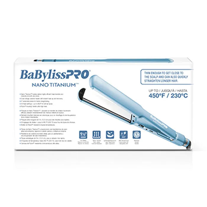 BaBylissPRO Nano Titanium Ultra-Thin 1 1/2" Straightening Iron | BNT4073TUC