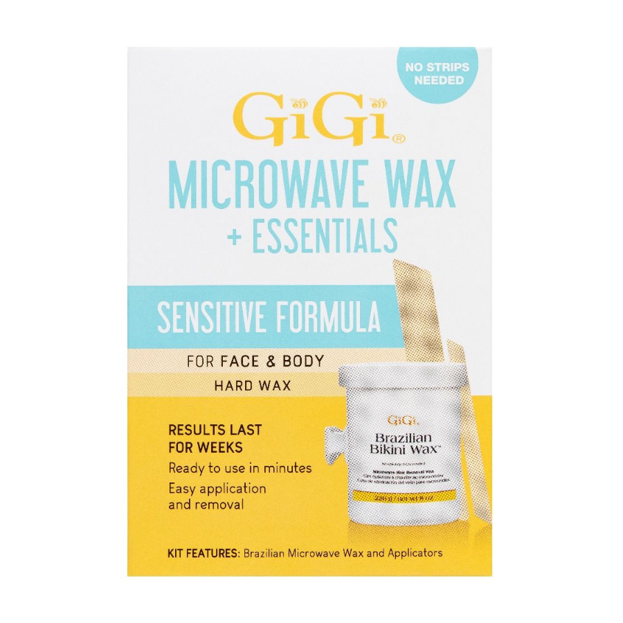 GIGI SENSITIVE FORMULA, BRAZILIAN BIKINI MICROWAVE WAX & ESSENTIALS | #64503