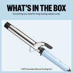 BABYLISSPRO NANO TITANIUM LIMITED EDITION 1¼" CURLING IRON ICED BLUE | BNTW125XLLB