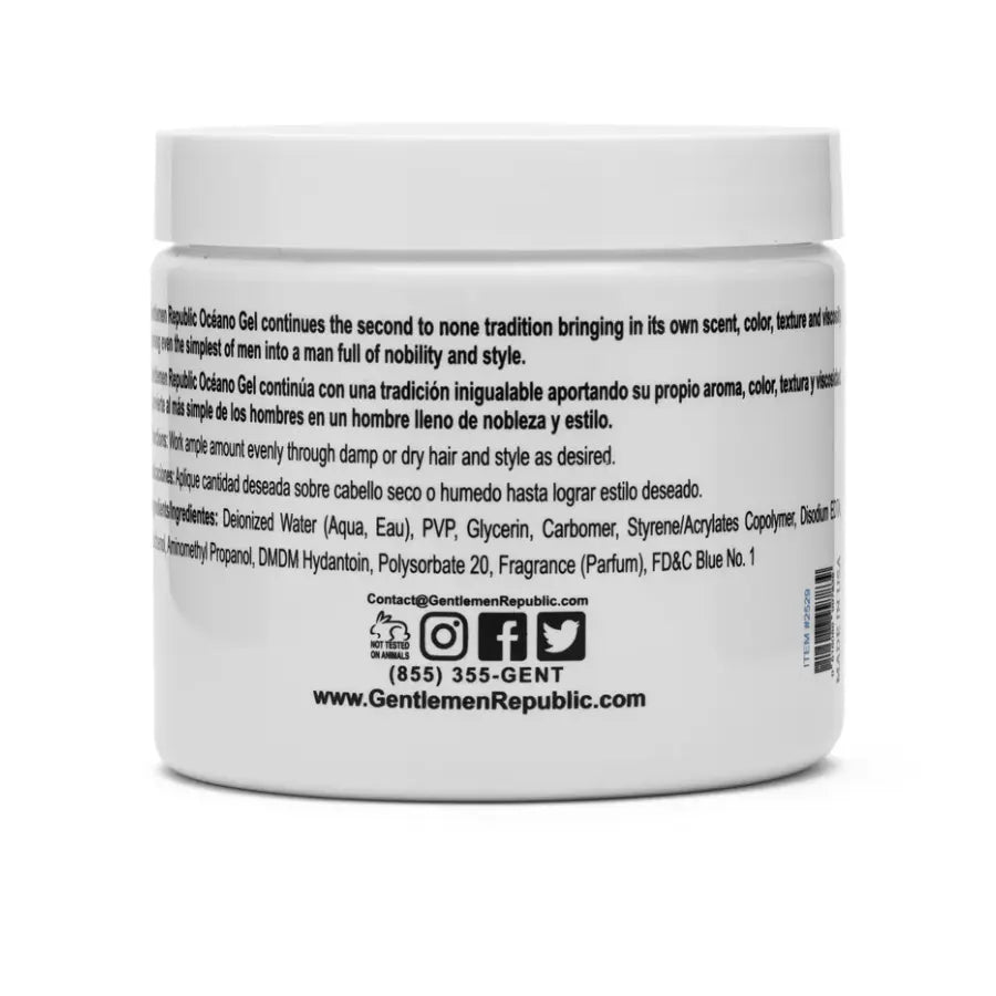 GENTLEMEN REPUBLIC OCEANO MOLDING HAIR GEL | 2553