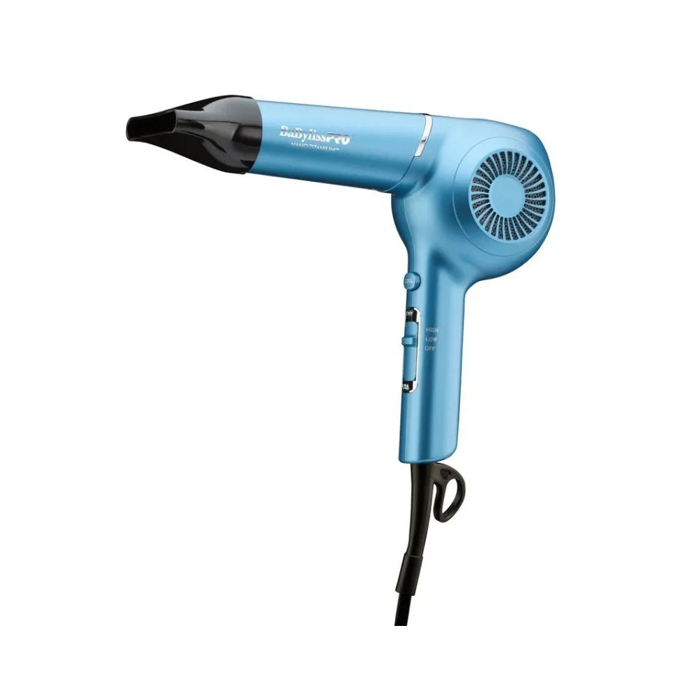 BABYLISSPRO NANO TITANIUM 1' ULTRA THIN STRAIGHTENER & PROFESSIONAL HAIR DRYER | BNTPP36UC