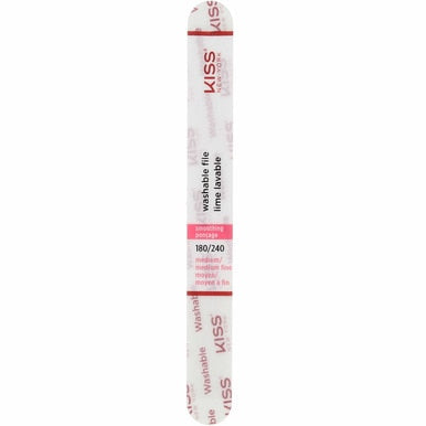 KISS Nail File  Washable  Medium/Medium Fine  180/240