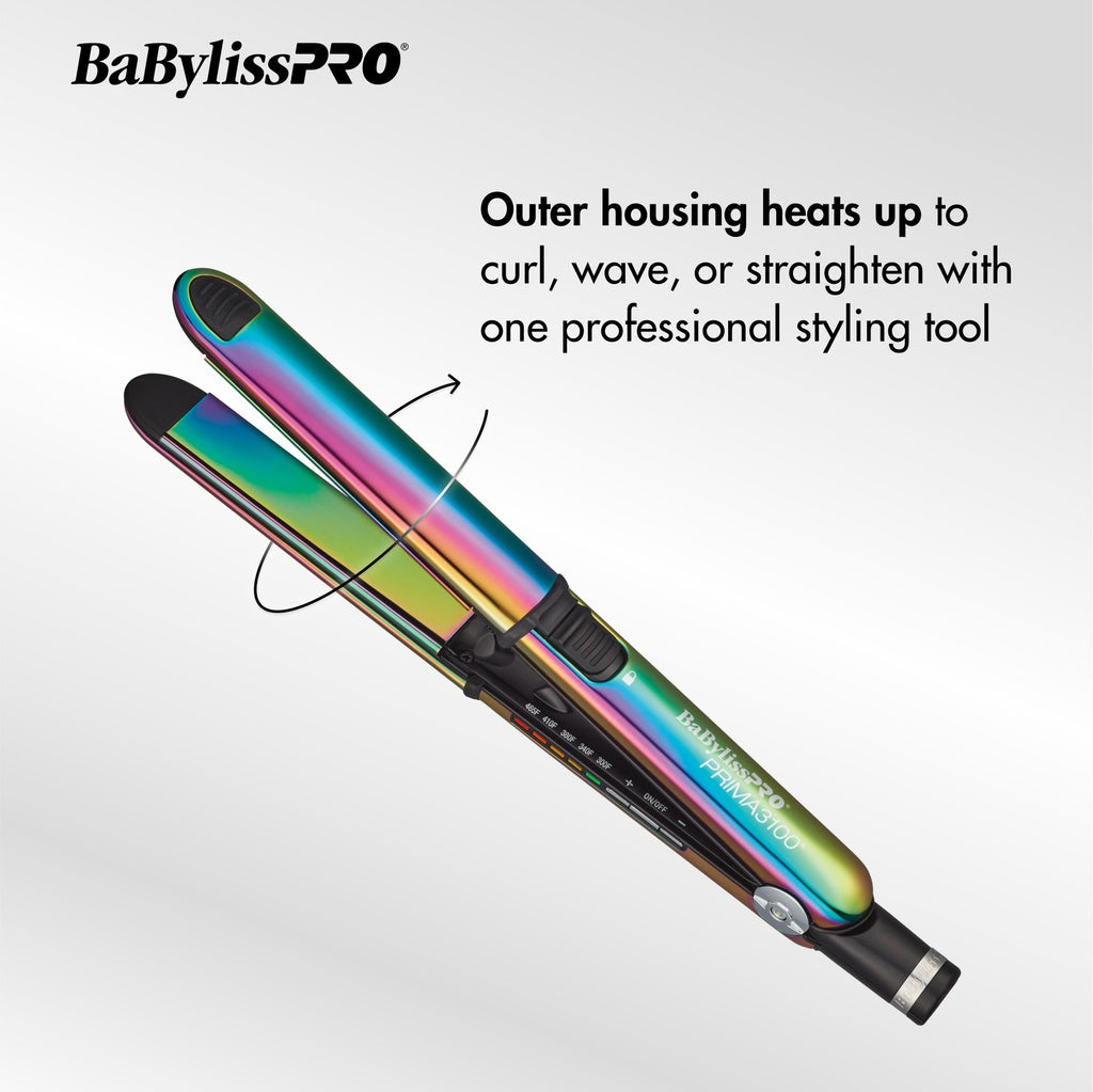 BABYLISSPRO NANO TITANIUM IRIDESCENT PRIMA STYLING IRON SET | BNTPK1RB