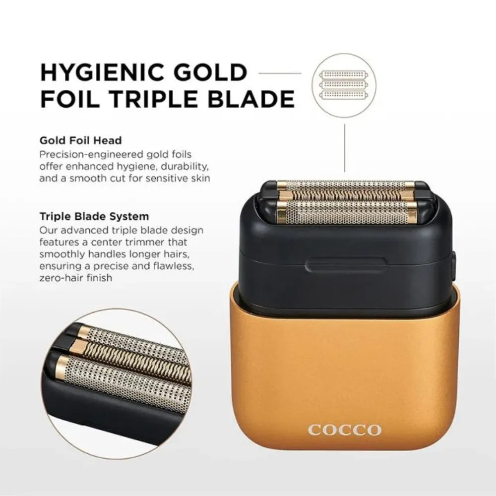 COCCO IMPACTO MICRO WET / DRY GOLD SHAVER | IMPS-GOLD