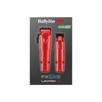 BaBylissPRO FXONE Lo-ProFX Limited Edition Matte Red Clipper-Trimmer & Boosted Battery | FX129MRPK