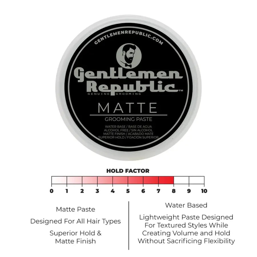 GENTLEMEN REPUBLIC MATTE GROOMING PASTE | 2513