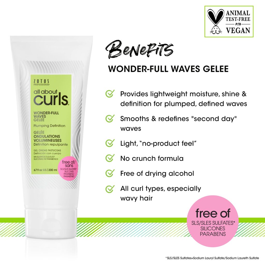 Zotos All About Curls Wonder-Full Waves Plumping Gelee