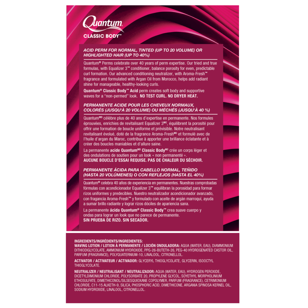 Zotos Quantum Perm Classic Body