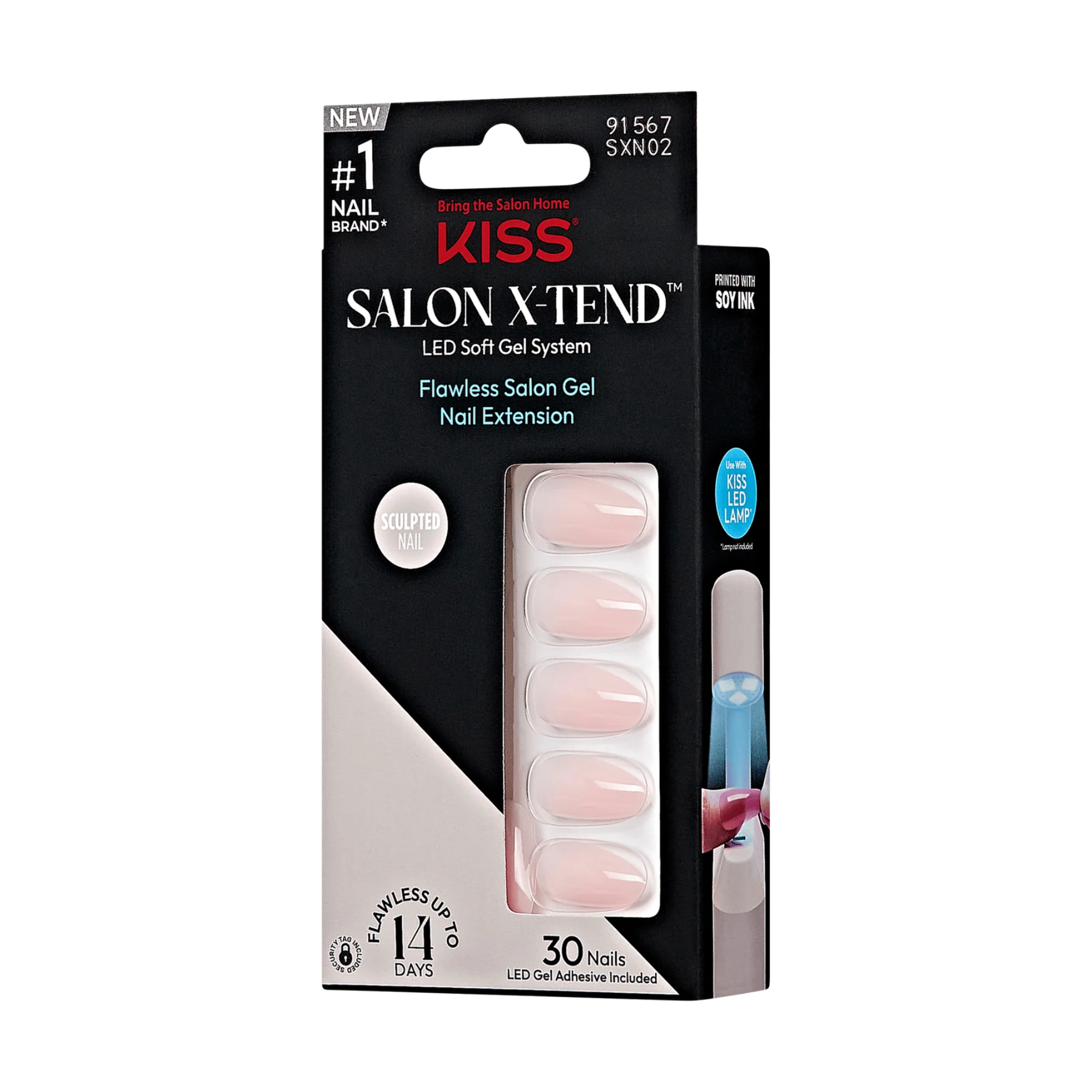 KISS SALON X-TEND LED SOFT GEL SYSTEM NAIL KIT | GLORIA | SXN02