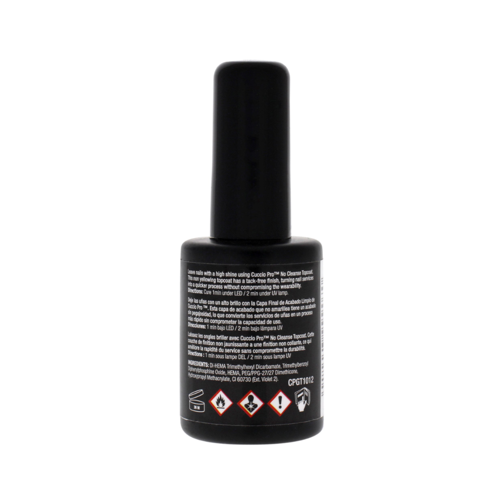 Cuccio Pro No Cleanse Top Coat | CPGT1012