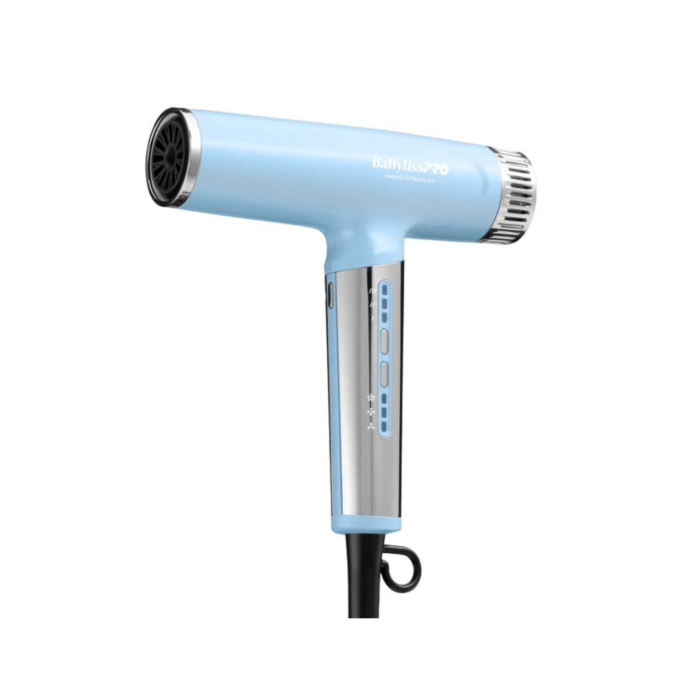 BaBylissPRO Nano Titanium Limited Edition Nano Light Ionic Dryer Iced Blue | BNTC9200LB