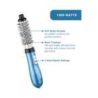 BaBylissPRO Nano Titanium 1.25" Soft-Bristle Hot Air Brush | BNT21000