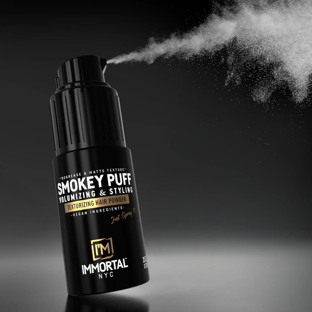 Immortal NYC Smokey Puff Hair Powder – Matte Texturizing & Volumizing Powder