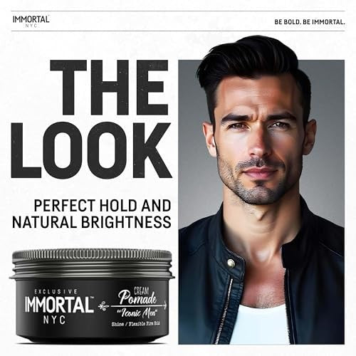 IMMORTAL NYC ICONIC MEN CREAM POMADE FLEX MEDIUM/STRONG HOLD