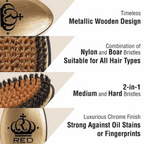 RED BY KISS METALLIC BOAR BRUSH X BOWWOW | BR10
