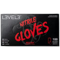 LEVEL3 Nitrile Gloves Red-ish