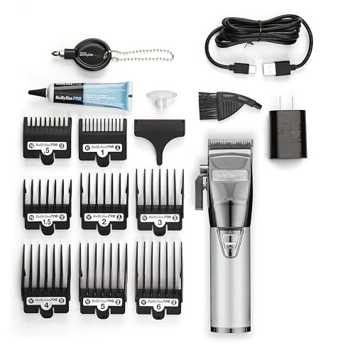 BABYLISSPRO SILVERFX+ ALL-METAL LITHIUM CLIPPER | FX870NS