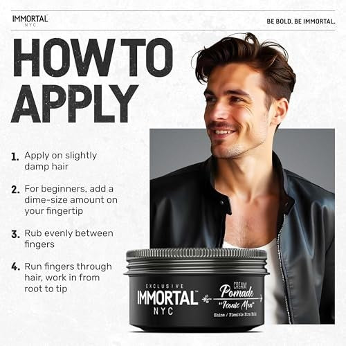 IMMORTAL NYC ICONIC MEN CREAM POMADE FLEX MEDIUM/STRONG HOLD