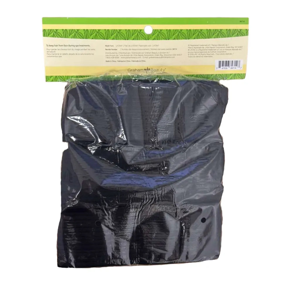Graham Spa Essentials Headbands Black 48pk | 84714