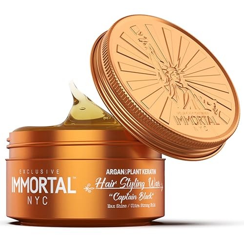 IMMORTAL NYC CAPTAIN BLACK HAIR WAX MAX SHINE