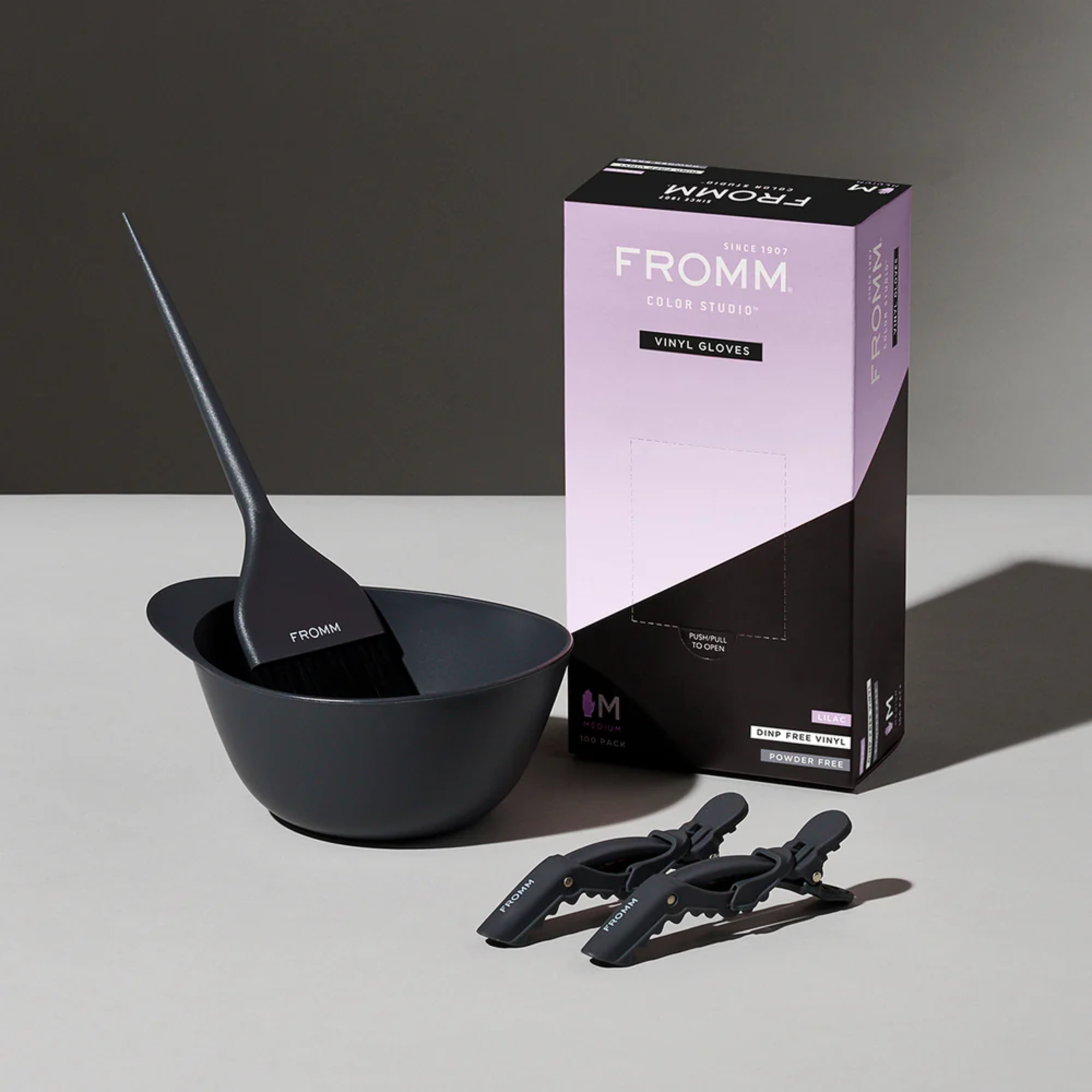 FROMM LILAC VINYL POWDER FREE GLOVES