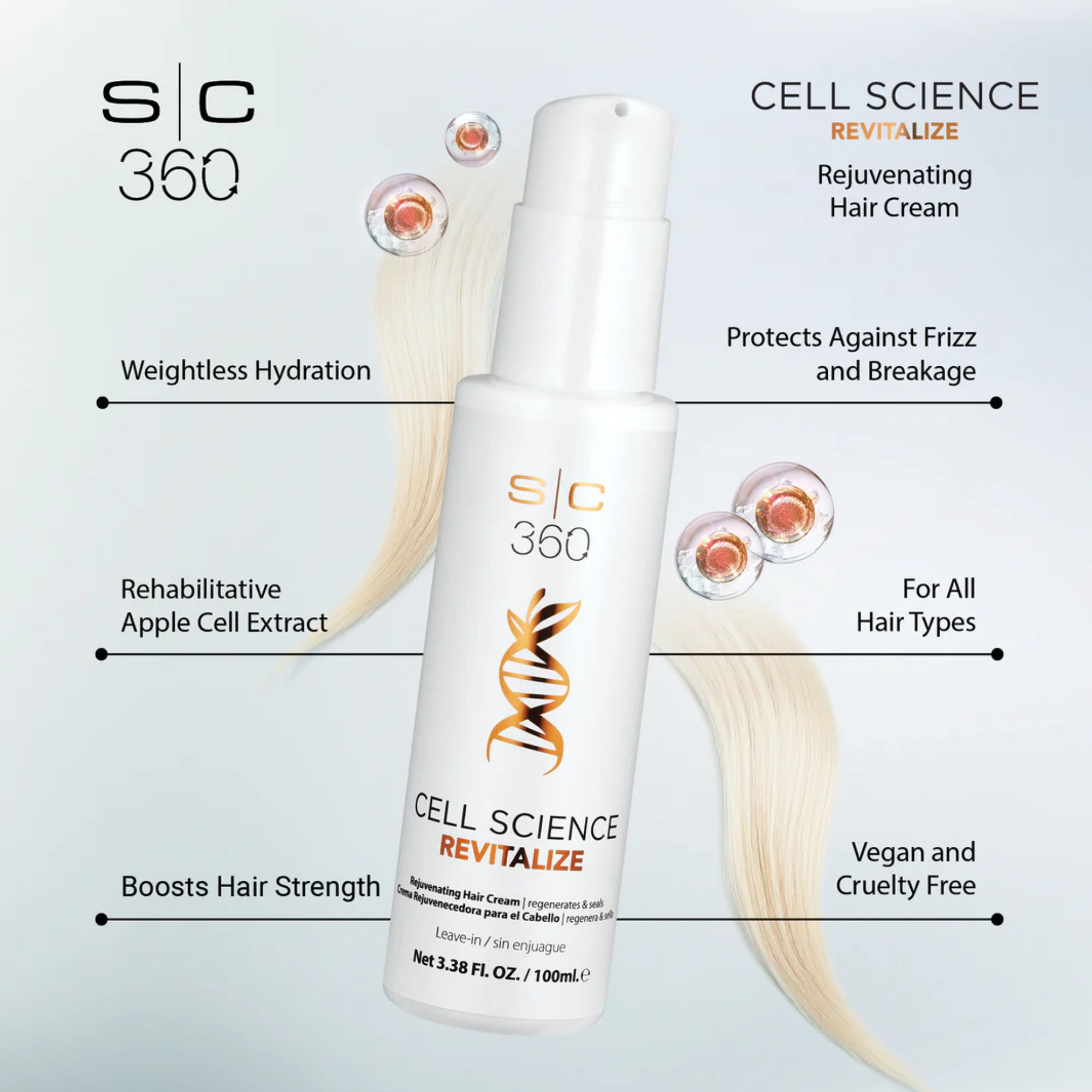 S|C360 CELL SCIENCE REVITALIZE HAIR CREAM | SC1010C