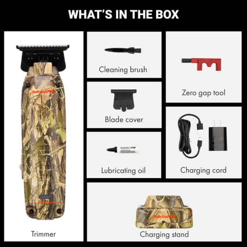 BABYLISSPRO LO-PROFX COMPACT TRIMMER LIMITED CAMO EDITION | FX72CAM