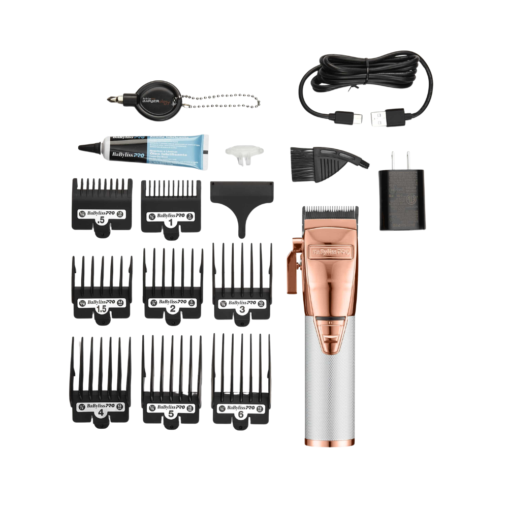 BaBylissPRO RoseFX Cordless Clipper, Trimmer & Shaver Combo