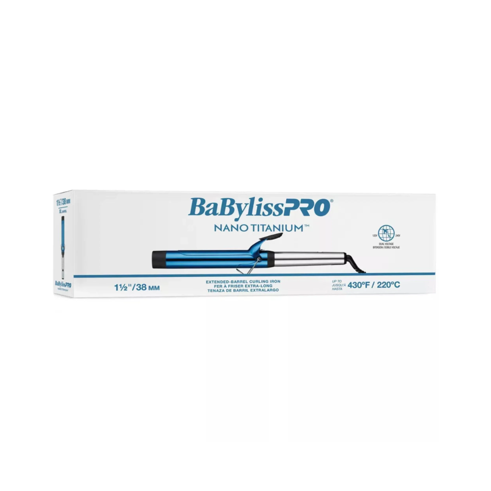 BaBylissPRO Nano Titanium 1½" Extended Barrel Curling Iron | BNTW150XLUC