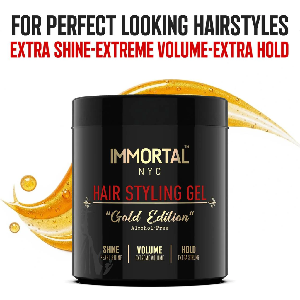 IMMORTAL HAIR STYLING GEL | GOLD EDITION