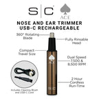 STYLECRAFT ACE NOSE & EAR TRIMMER | SC412B