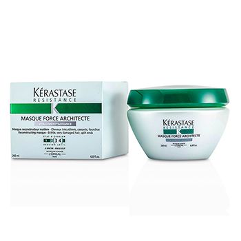 Kérastase Resistance Strengthening Hair Mask for Damaged Hair from Heat Styling 6.8 Oz/ 200 ML